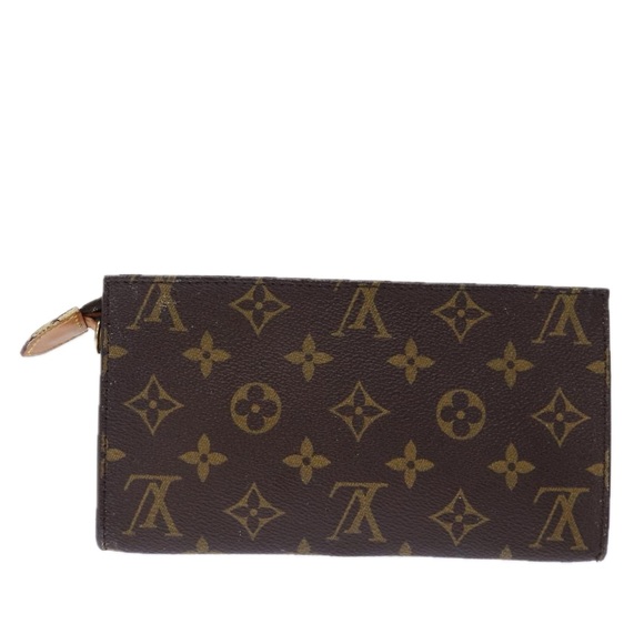 LOUIS VUITTON Monogram Bucket GM Pouch Accessory Pouch Vintage LV Auth 73307 - Picture 2 of 16